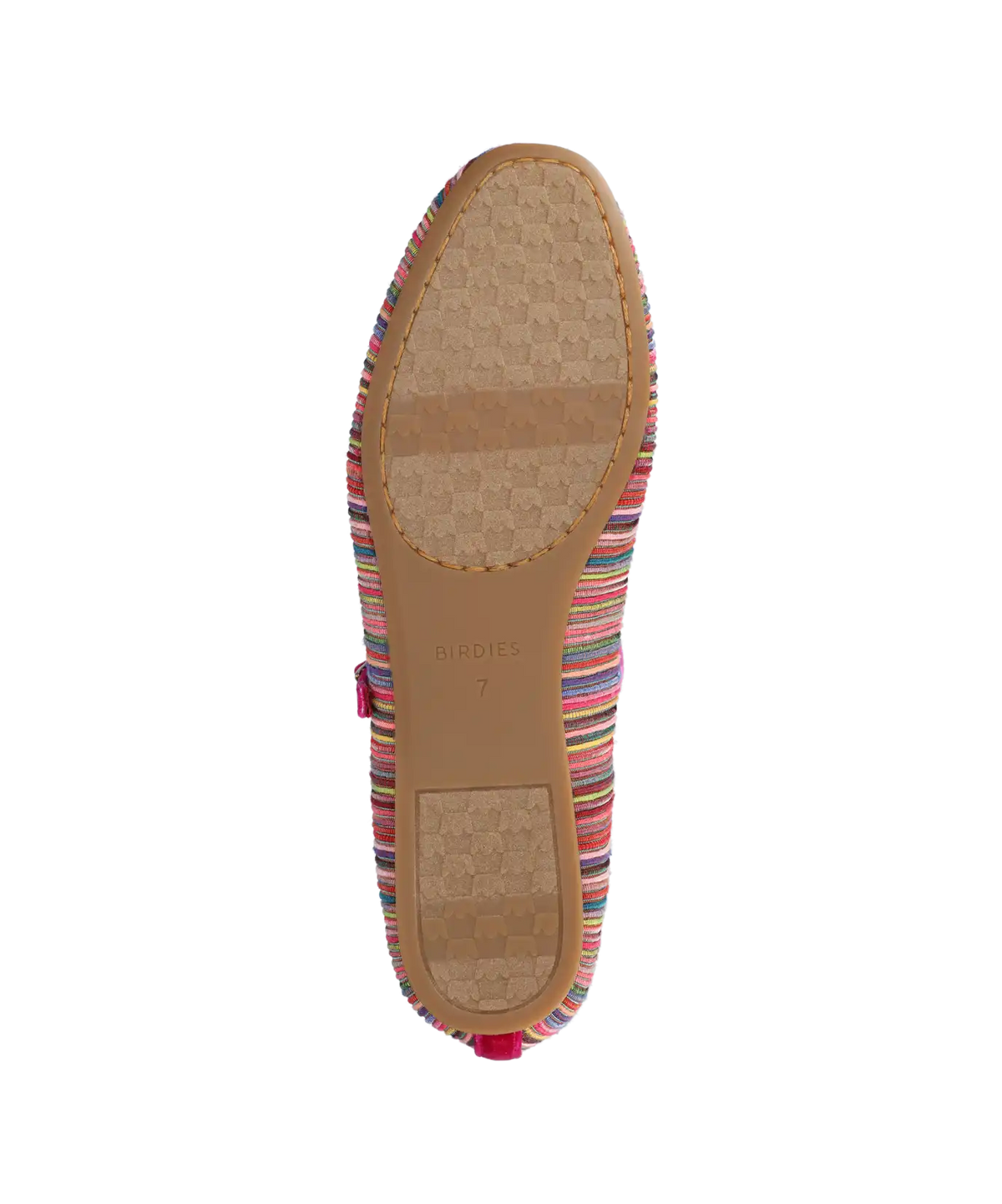 The Hummingbird Mary Jane Grosgrain - Hot Pink Multi Stripe