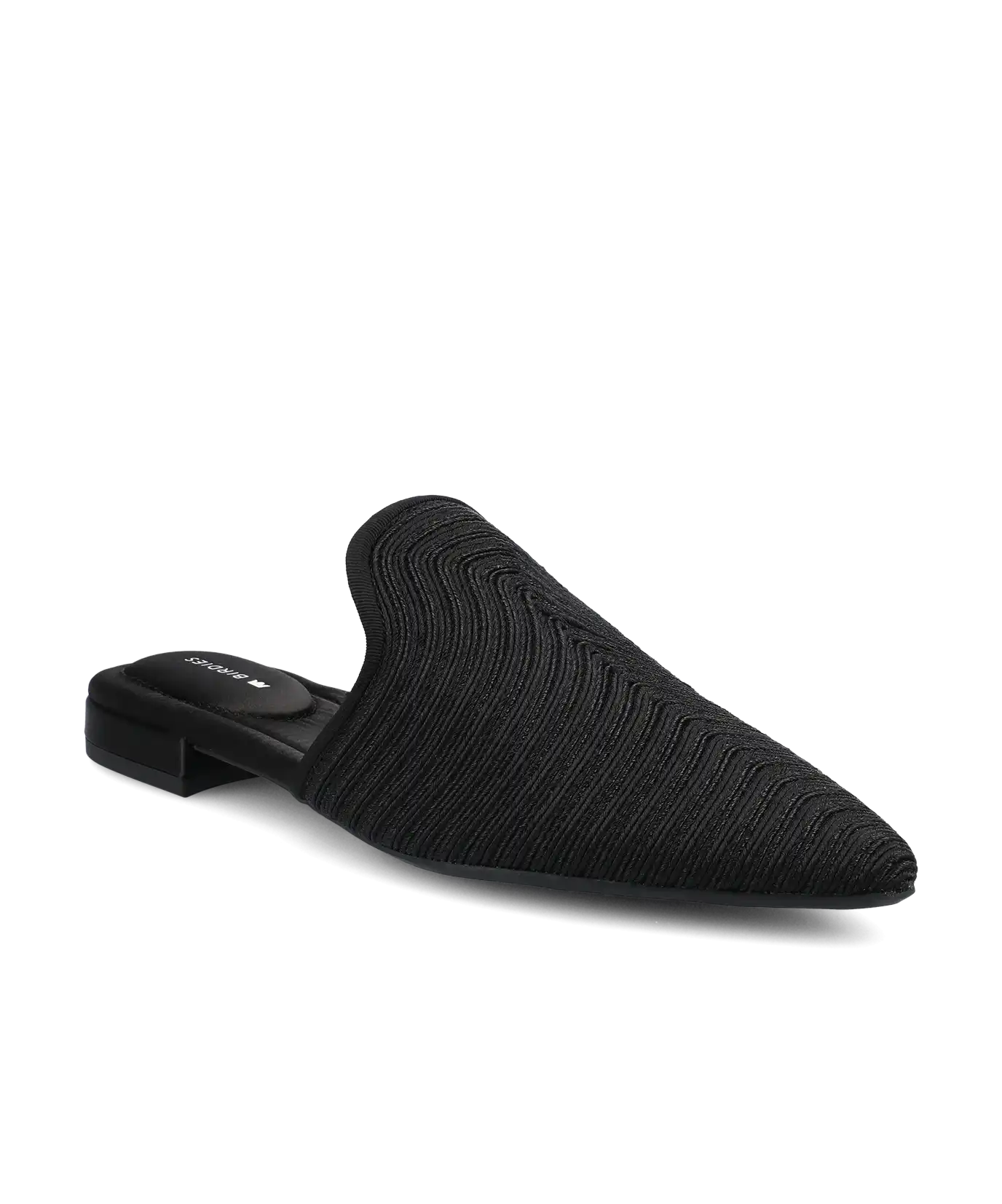 The Goldfinch 15 Mule - Black Braiding