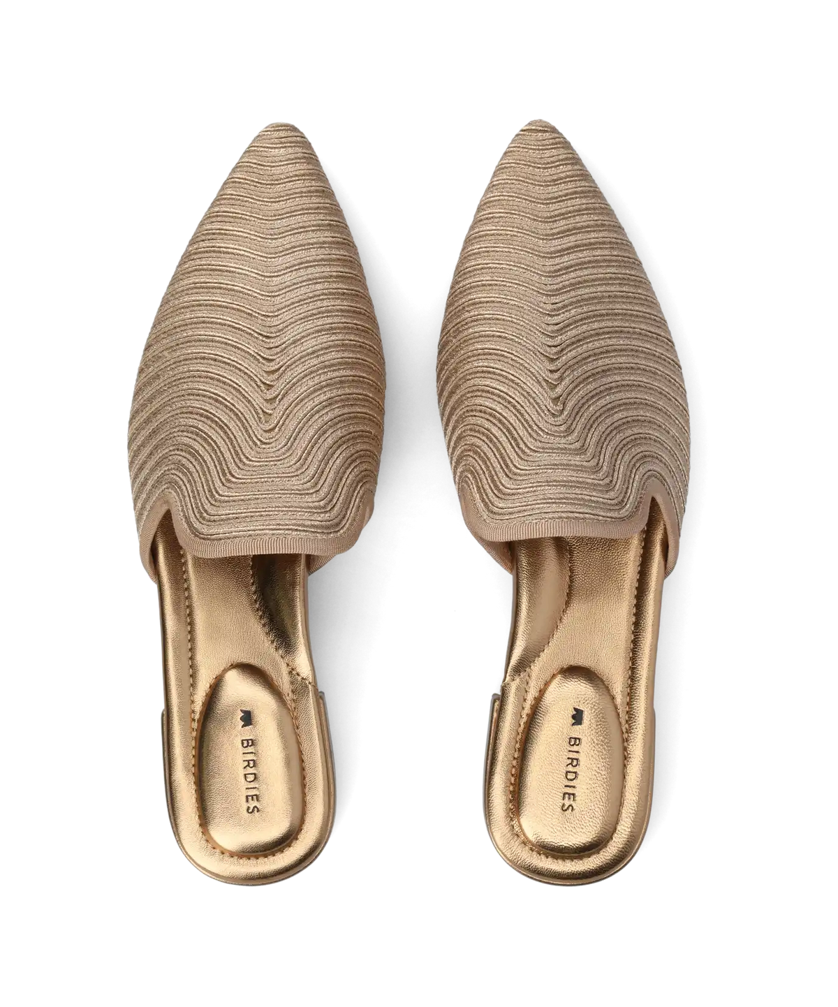 The Goldfinch 15 Mule - Gold Braiding