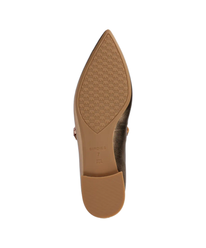 The Goldfinch 15 Mary Jane - Vintage Gold Metal Leather