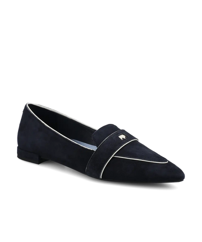 The Sparrow Loafer - Navy Suede