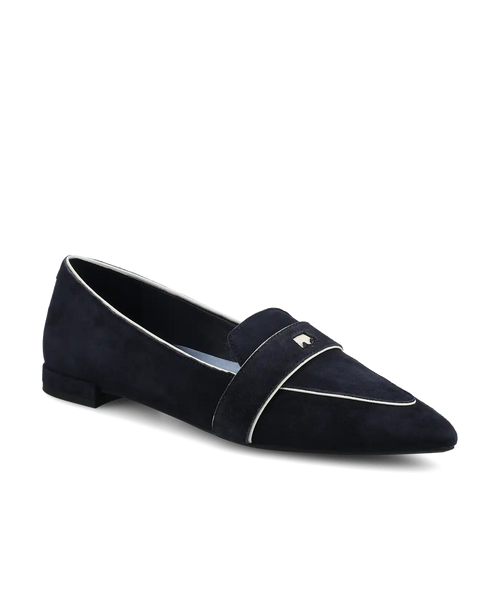 The Sparrow Loafer - Navy Suede