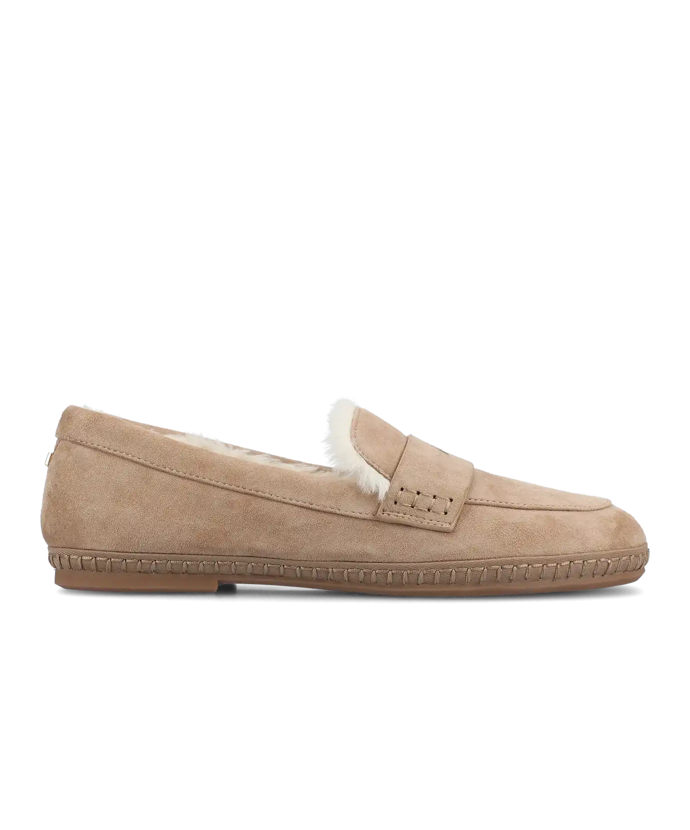 The Heron Loafer Cozy - Latte Suede