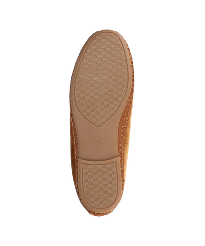 The Heron Loafer Cozy - Tan Velvet Faux Fur