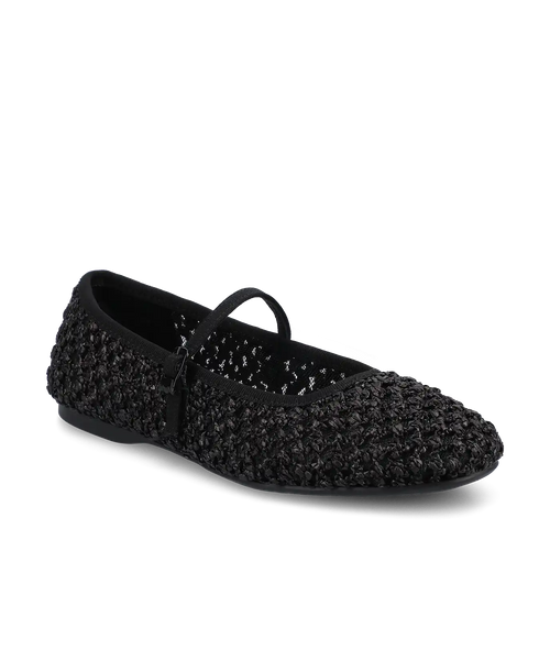 The Hummingbird Mary Jane - Black Openweave