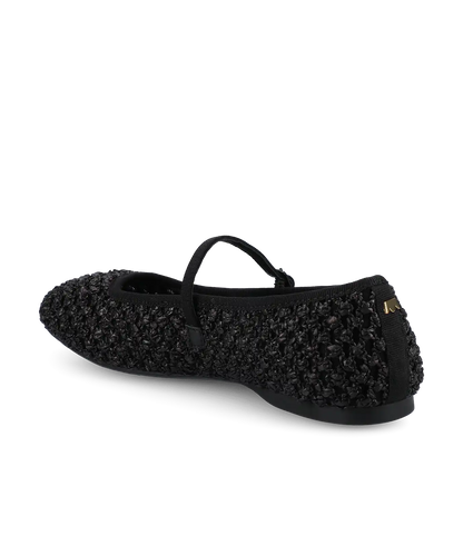The Hummingbird Mary Jane - Black Openweave