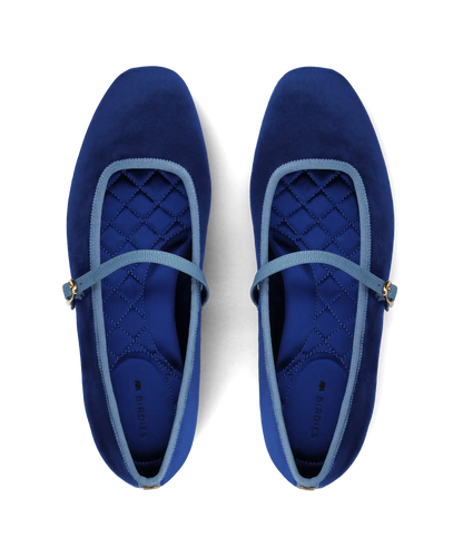 The Hummingbird Mary Jane - Empire Blue Velvet