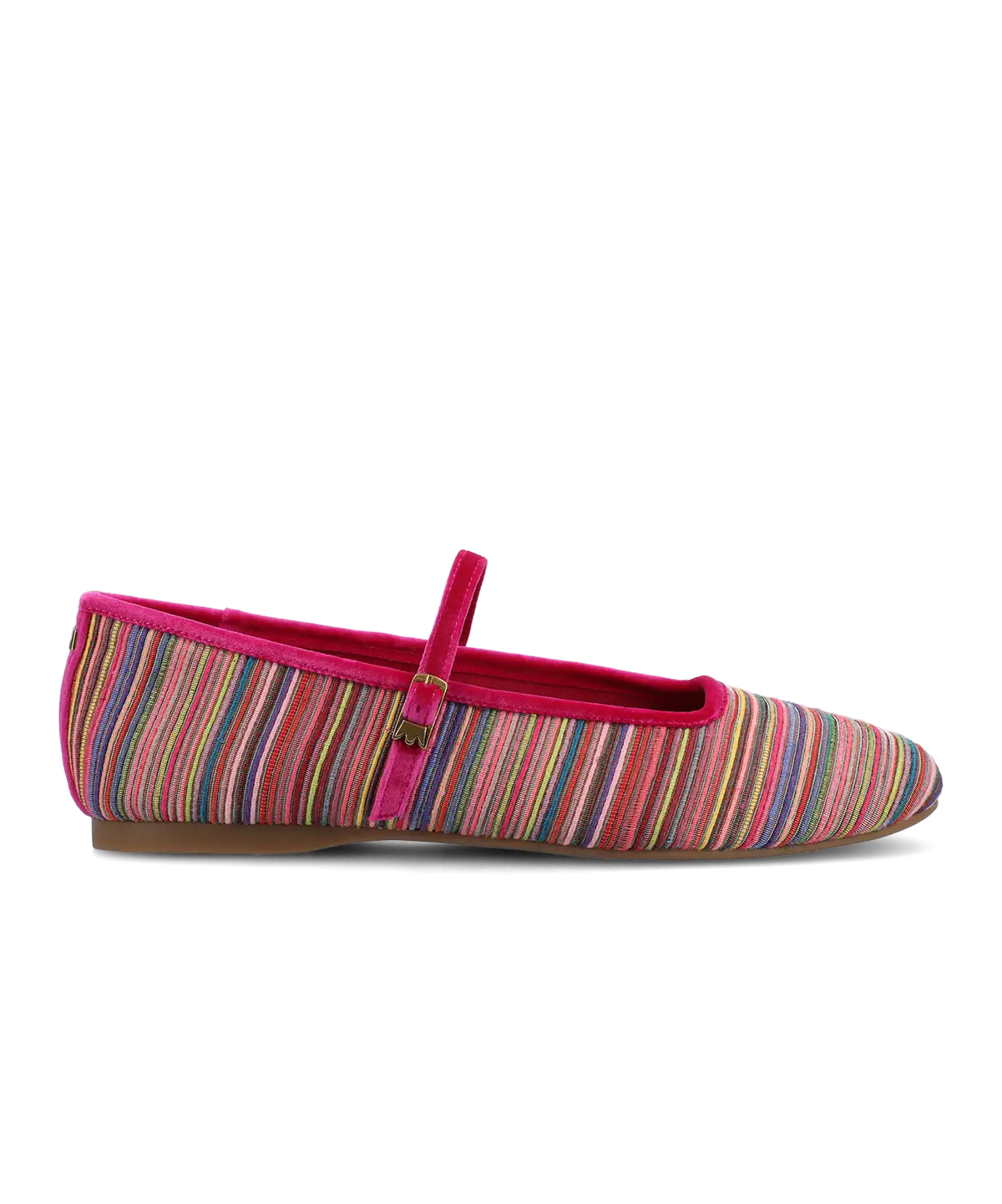The Hummingbird Mary Jane Grosgrain - Hot Pink Multi Stripe
