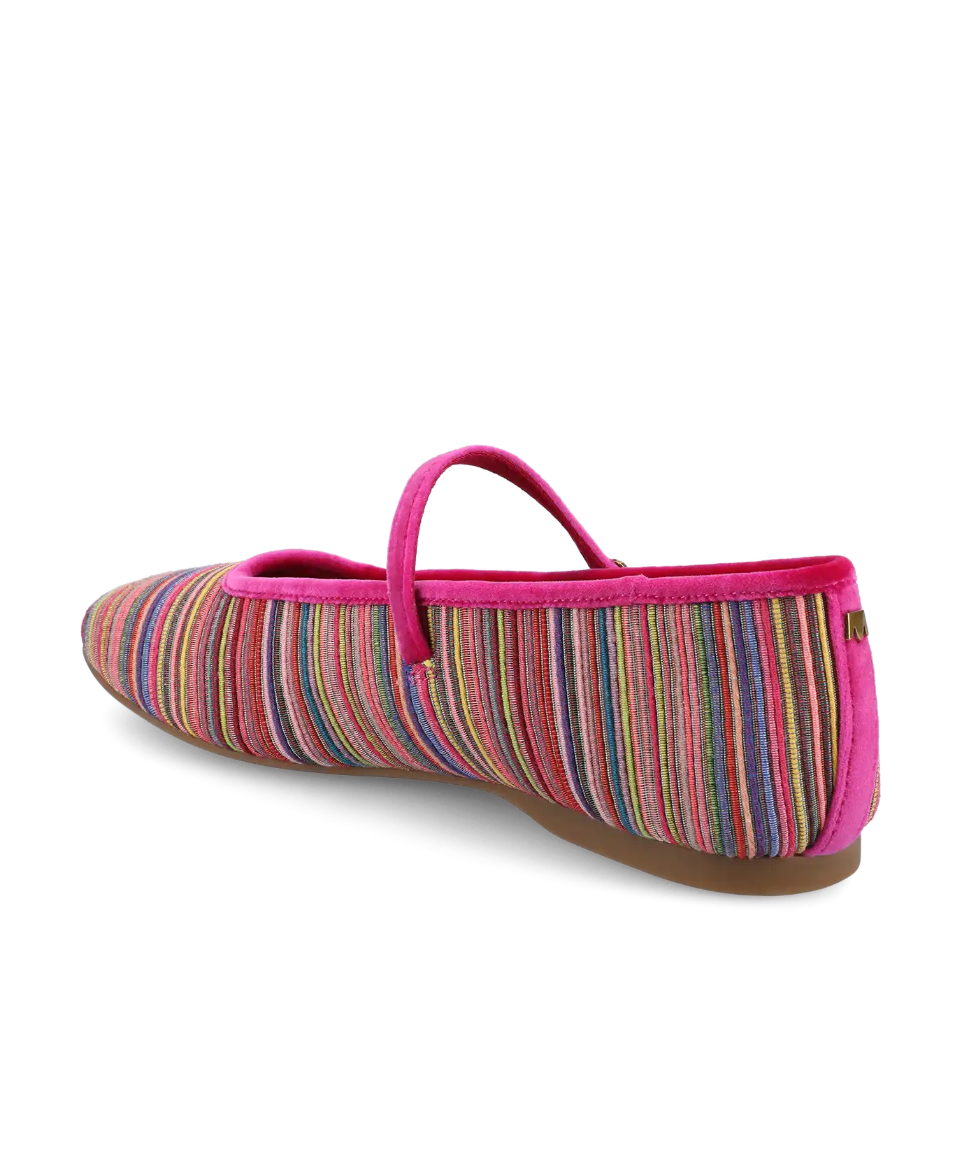 The Hummingbird Mary Jane Grosgrain - Hot Pink Multi Stripe