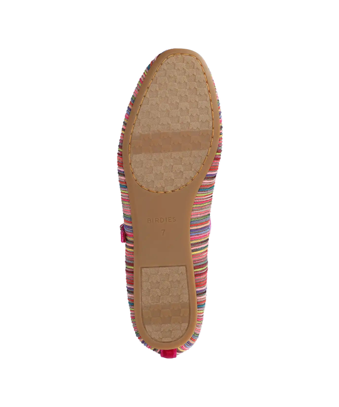 The Hummingbird Mary Jane Grosgrain - Hot Pink Multi Stripe