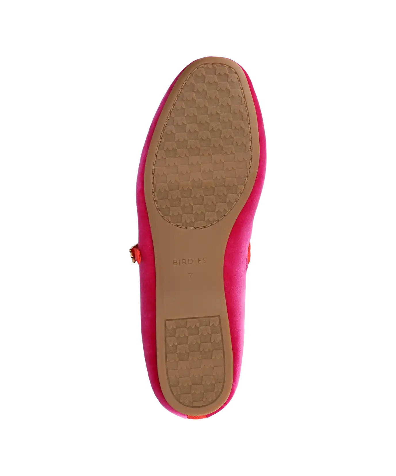 The Hummingbird Mary Jane - Hot Pink Velvet
