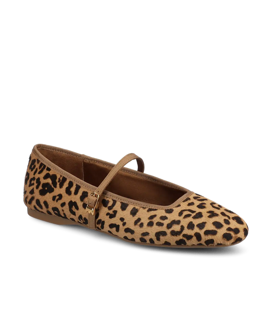 The Hummingbird Mary Jane - Leopardprint Haircalf