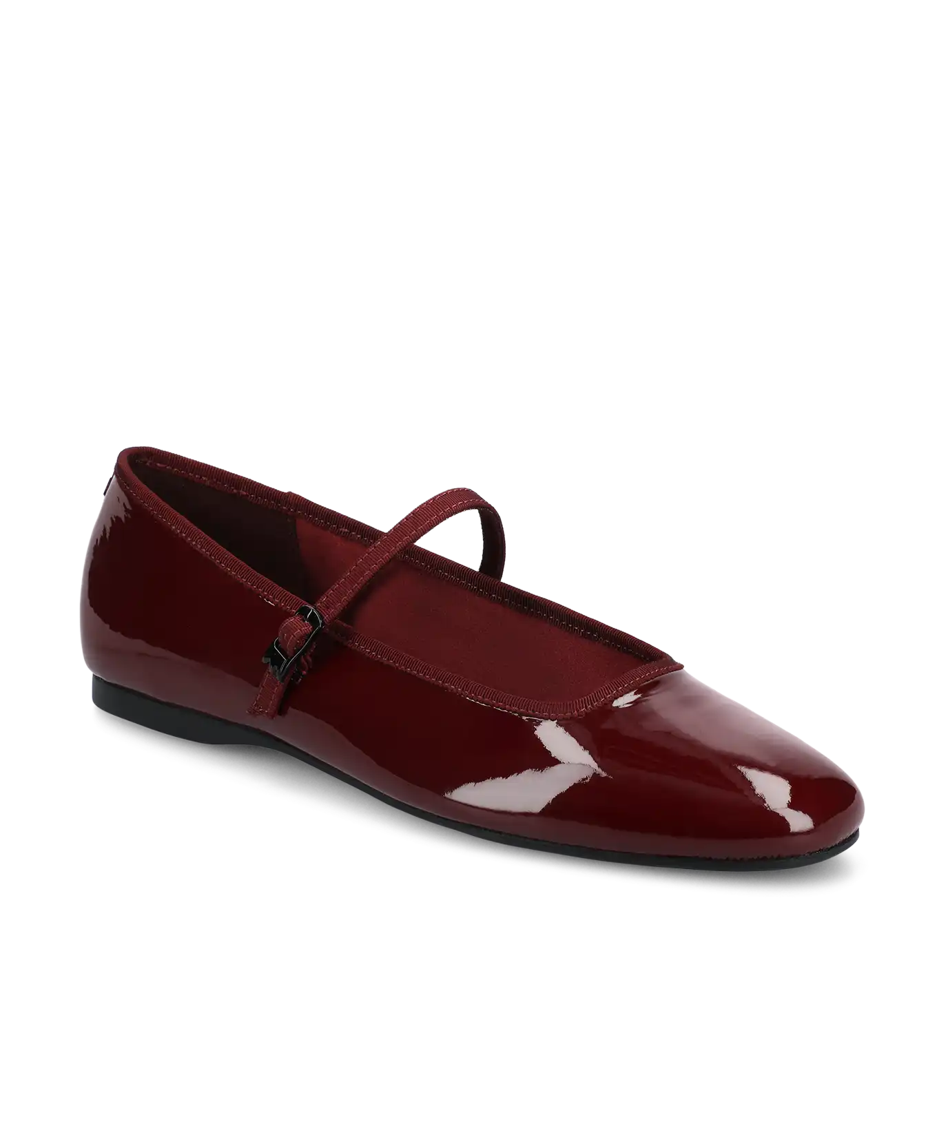The Hummingbird  Mary Jane - Burgundy Patent