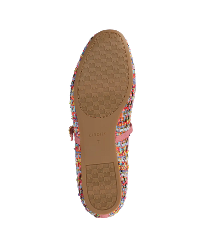 The Hummingbird Mary Jane - Pink Multi Tweed