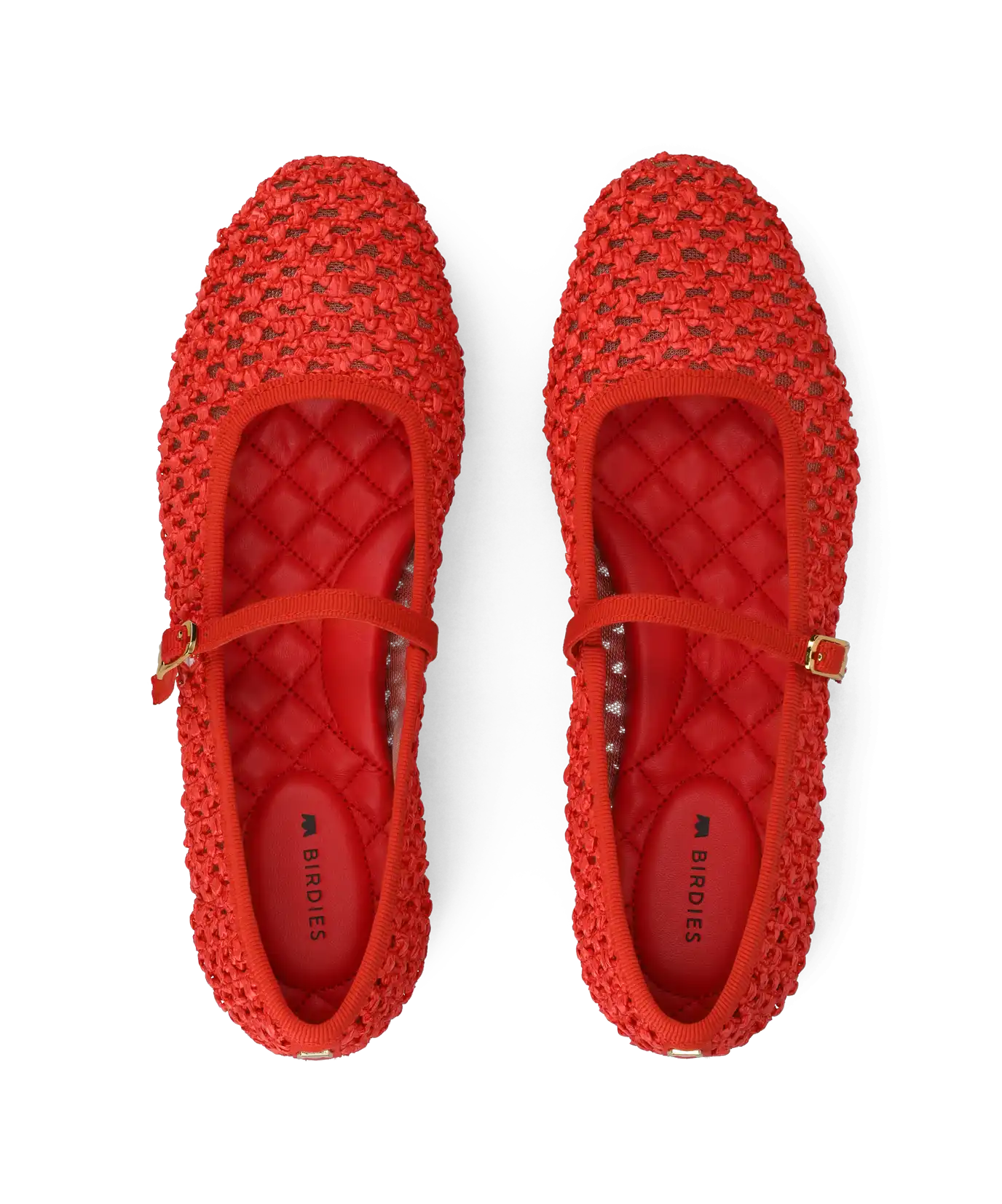 The Hummingbird Mary Jane - Red Openweave