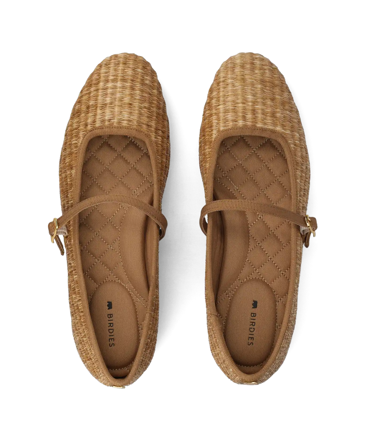 The Hummingbird Mary Jane - Tan Raffia