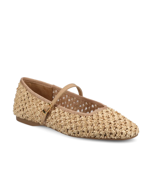 The Hummingbird Mary Jane - Tan Openweave