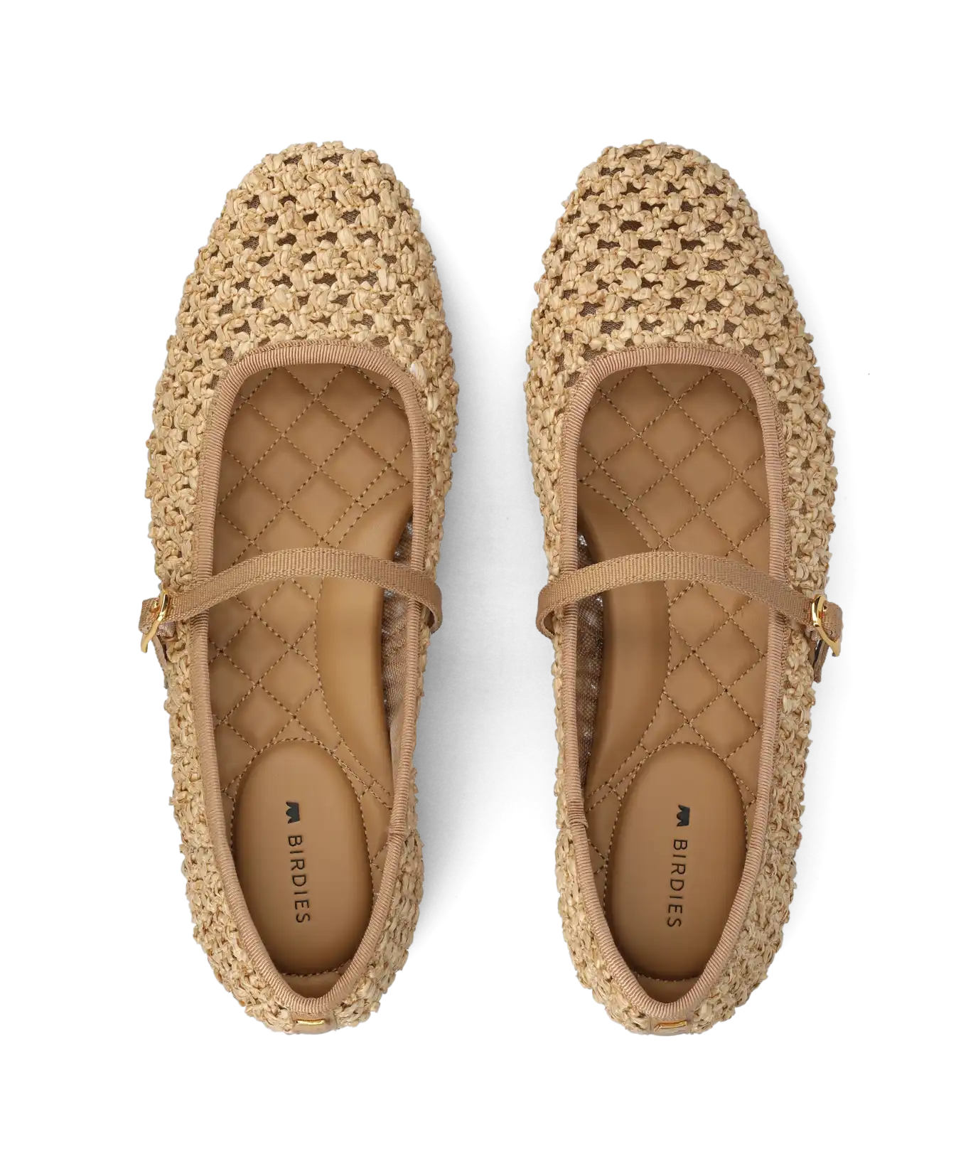 The Hummingbird Mary Jane - Tan Openweave
