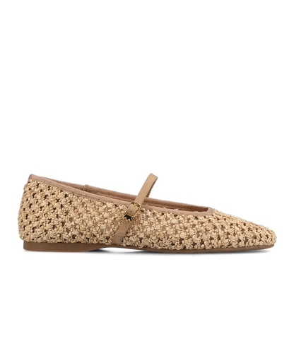The Hummingbird Mary Jane - Tan Openweave