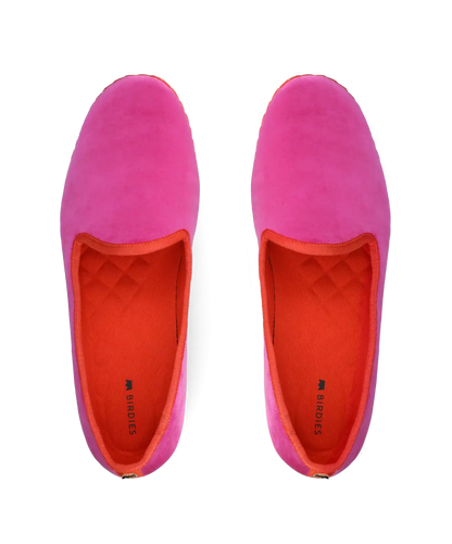 The Heron - Hot Pink Velvet