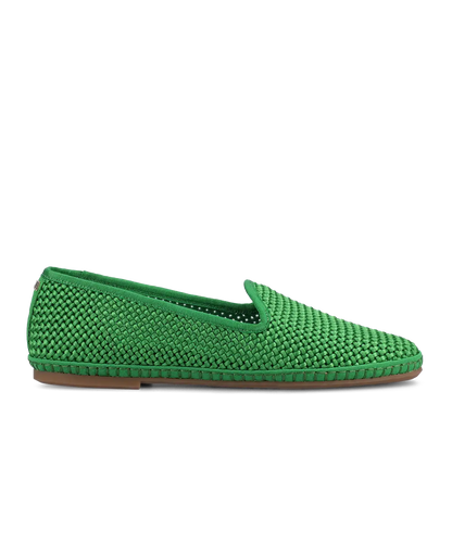 The Heron - Kelly Green Woven Satin