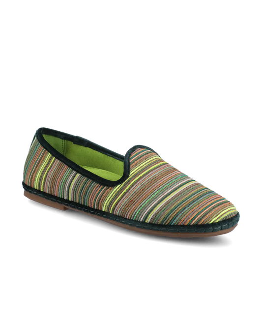 The Heron - Royal Green Multi Stripe Grosgrain