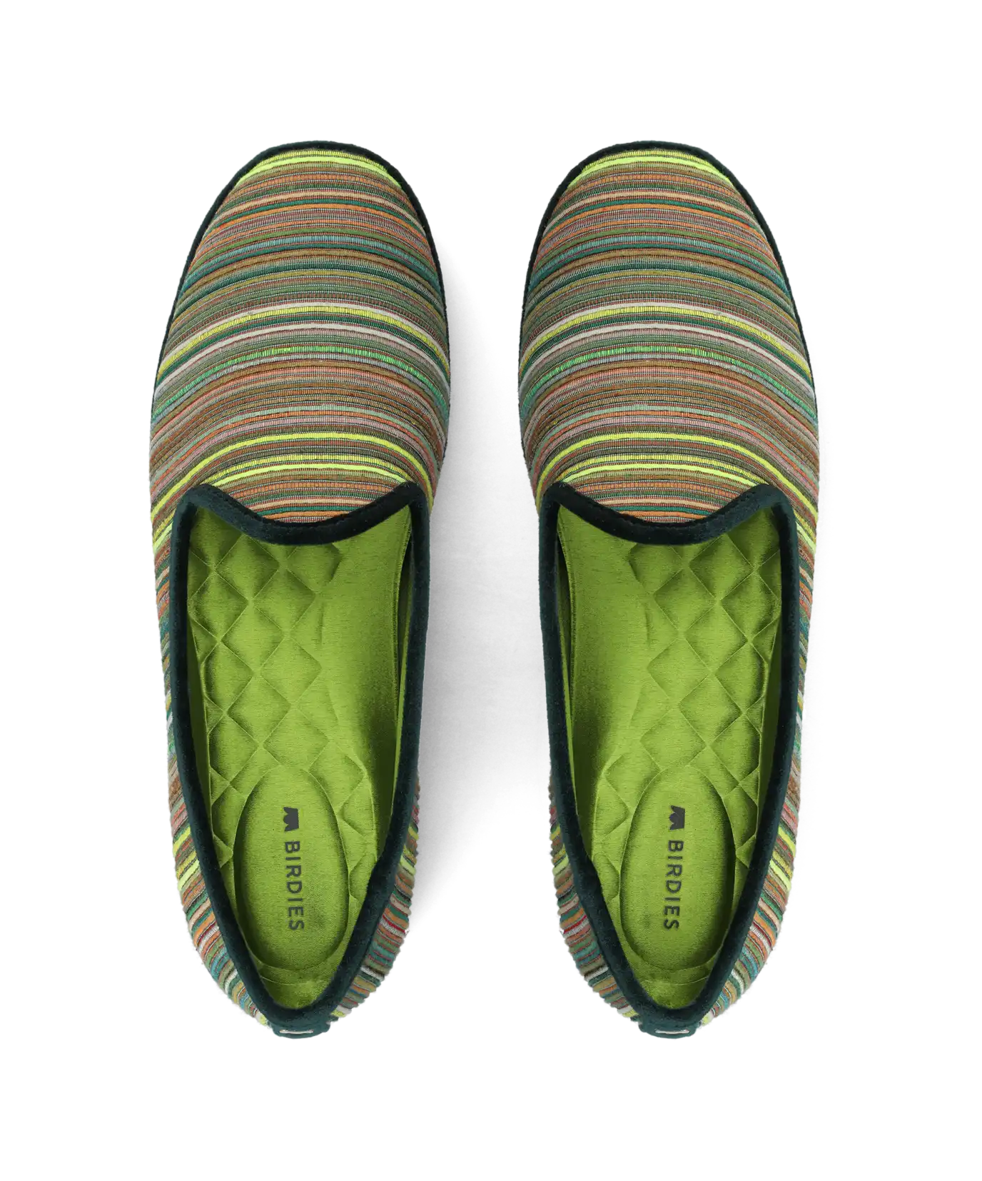 The Heron - Royal Green Multi Stripe Grosgrain