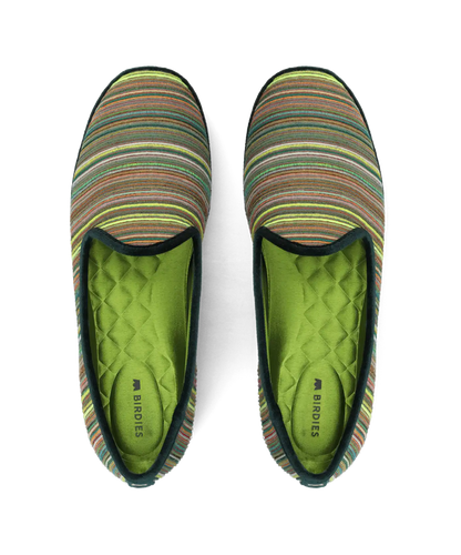 The Heron - Royal Green Multi Stripe Grosgrain