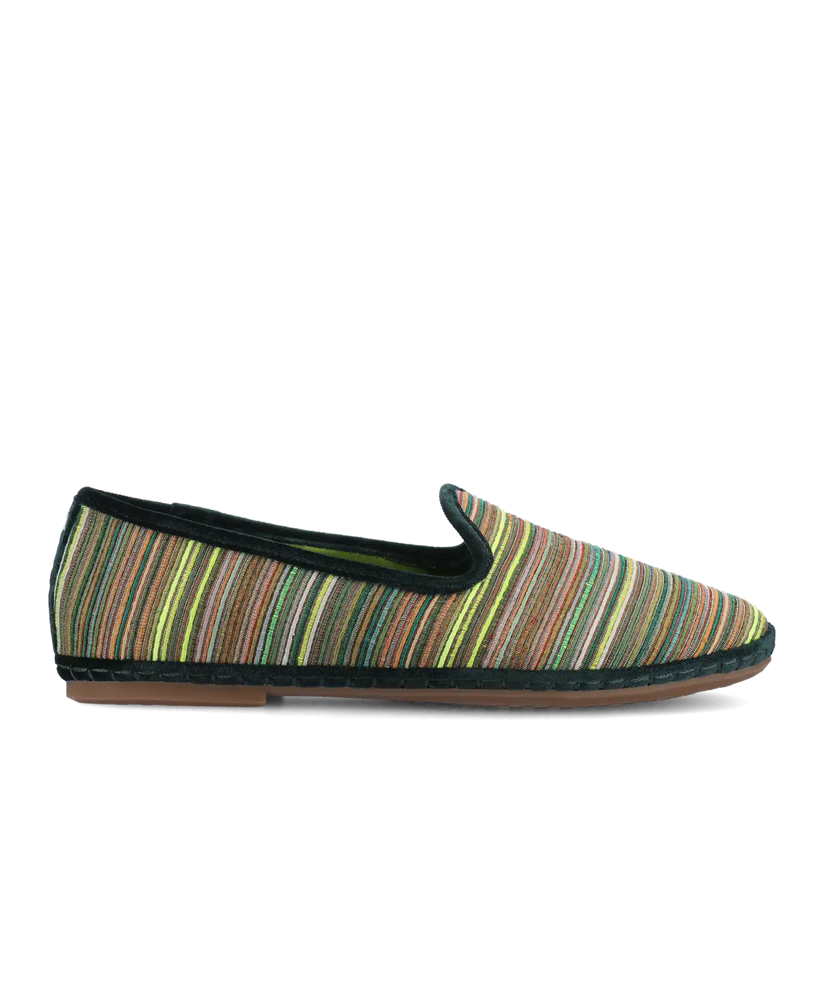 The Heron - Royal Green Multi Stripe Grosgrain