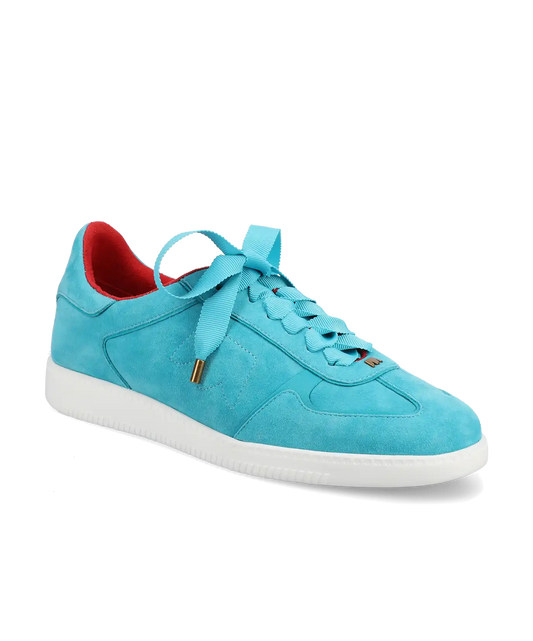 The Jay Sneaker - Aqua Suede