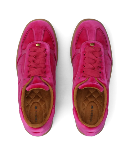 The Jay Sneaker - Hot Pink Velvet