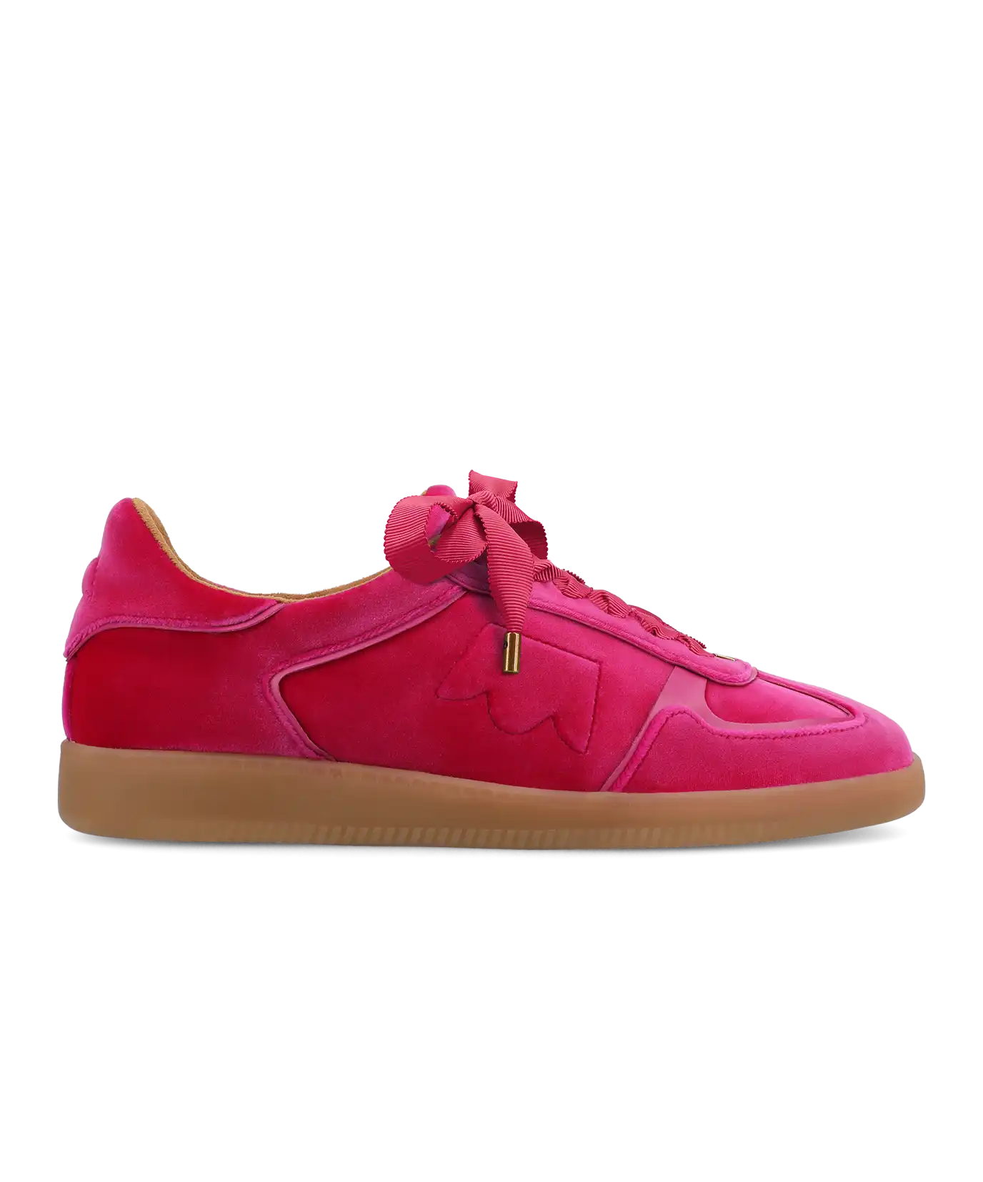 The Jay Sneaker - Hot Pink Velvet