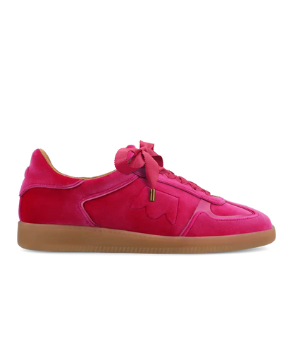 The Jay Sneaker - Hot Pink Velvet