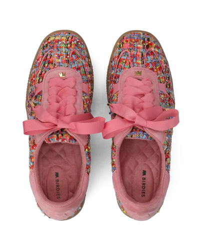 The Jay Sneaker - Pink Multi Tweed