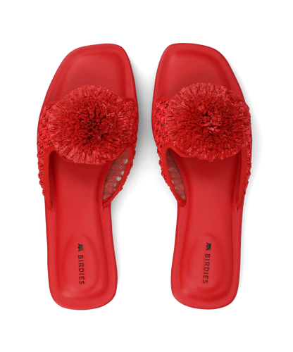The Kiwi Pom - Red Openweave