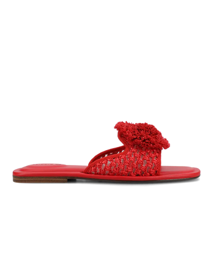 The Kiwi Pom - Red Openweave