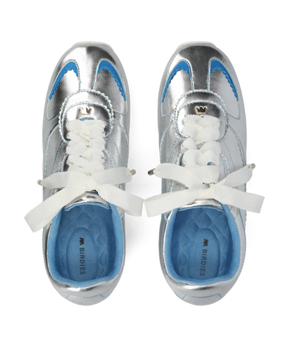 The Speedbird - Silver Metal Leather