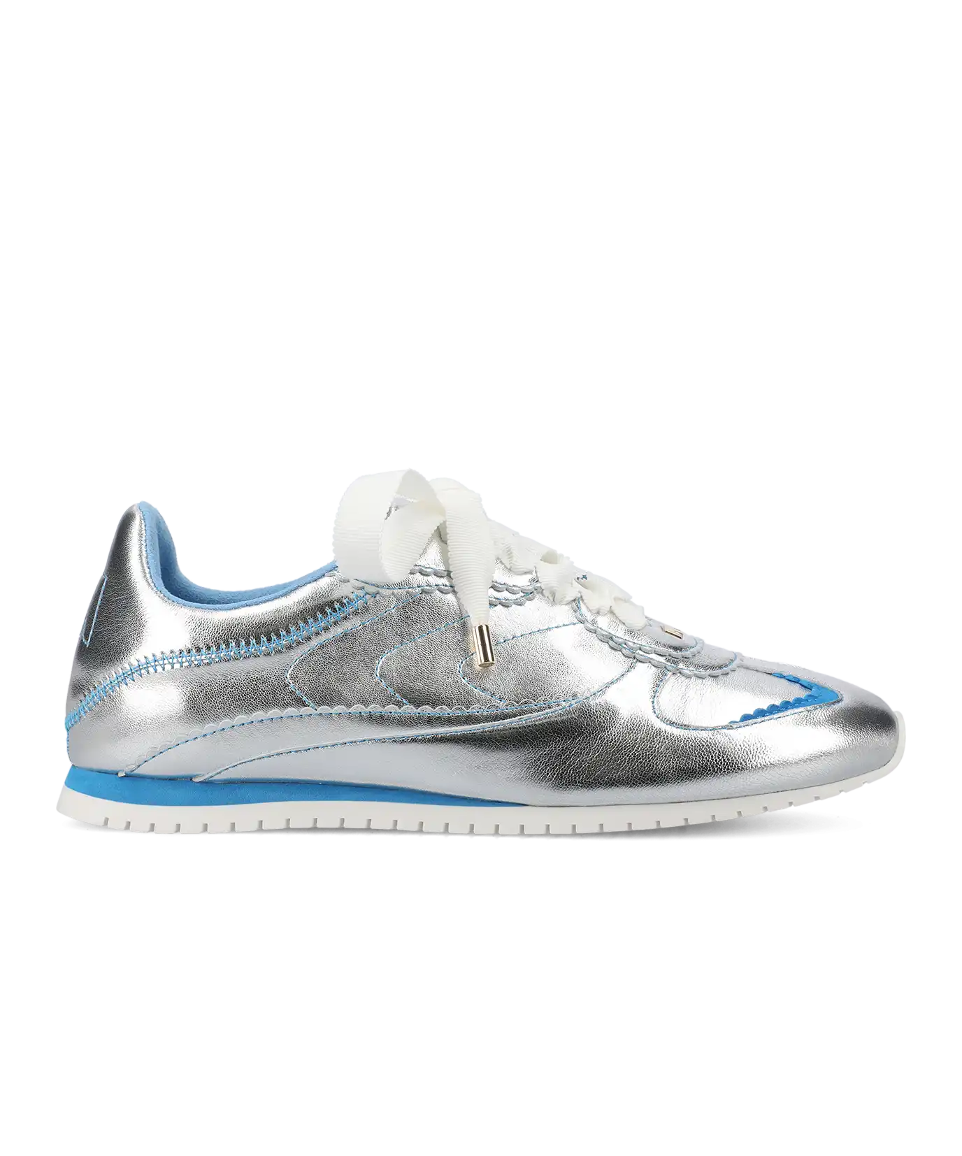 The Speedbird - Silver Metal Leather