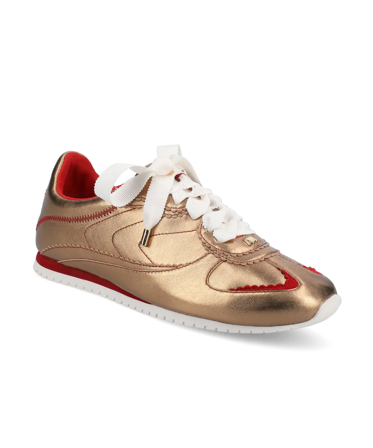 The Speedbird - Vintage Gold Metal Leather