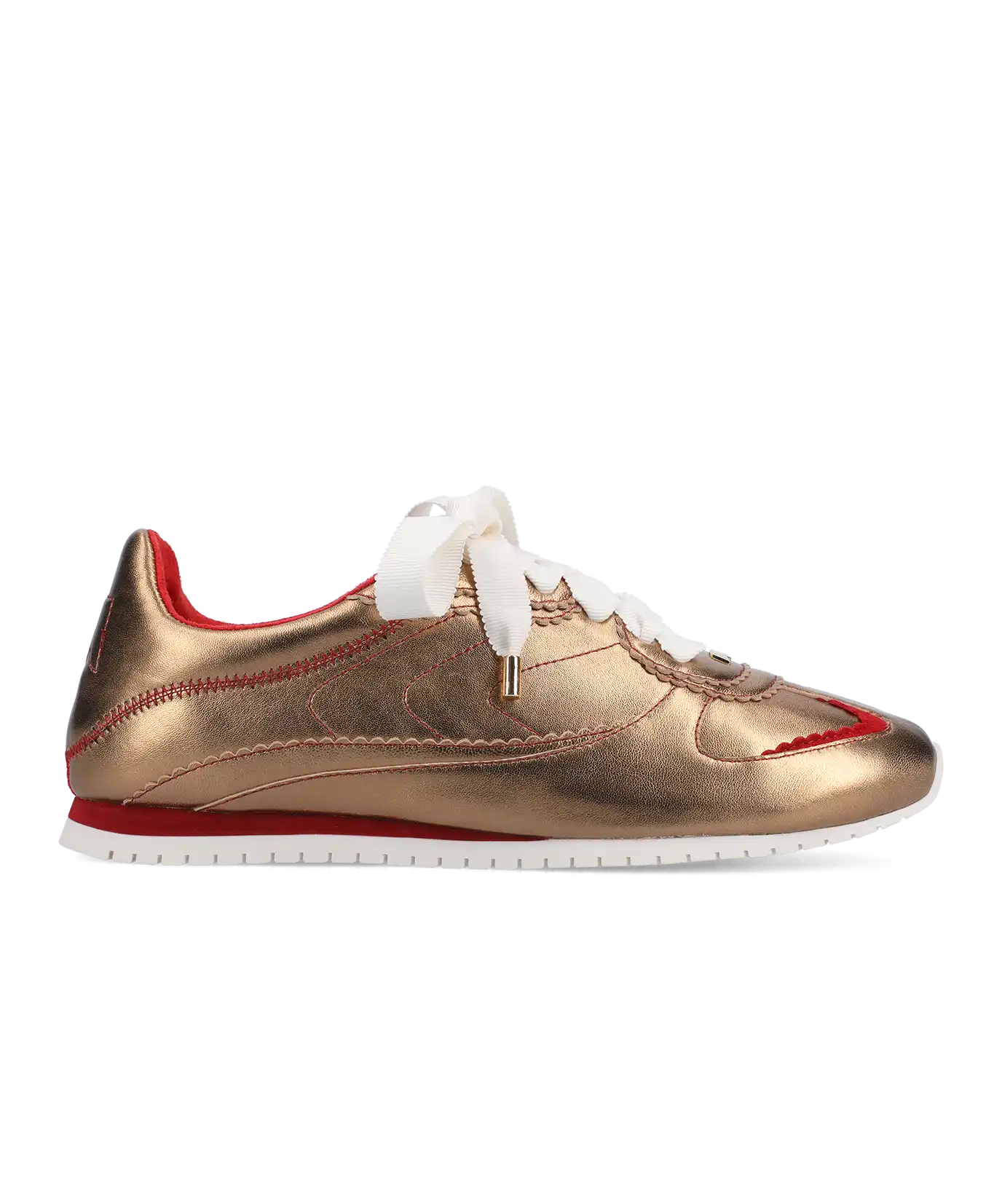 The Speedbird - Vintage Gold Metal Leather