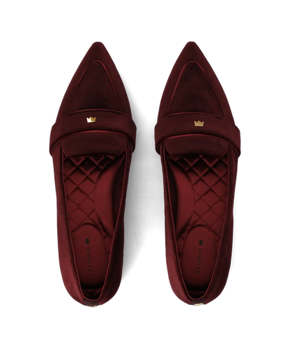 The Sparrow Loafer - Burgundy Velvet