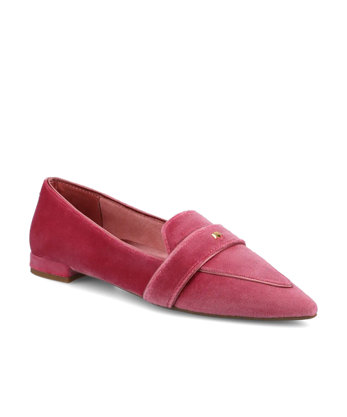 The Sparrow Loafer - Rose Velvet