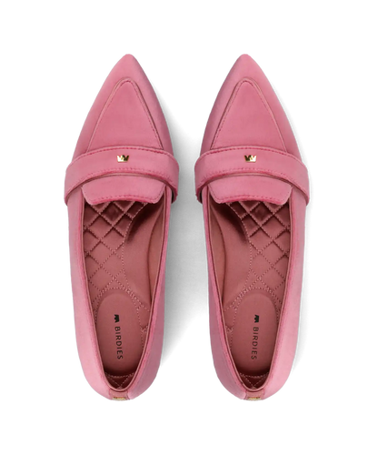 The Sparrow Loafer - Rose Velvet