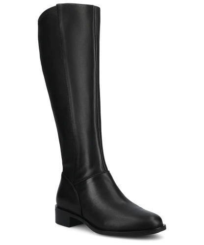The Starling Tall Boot - Black Leather