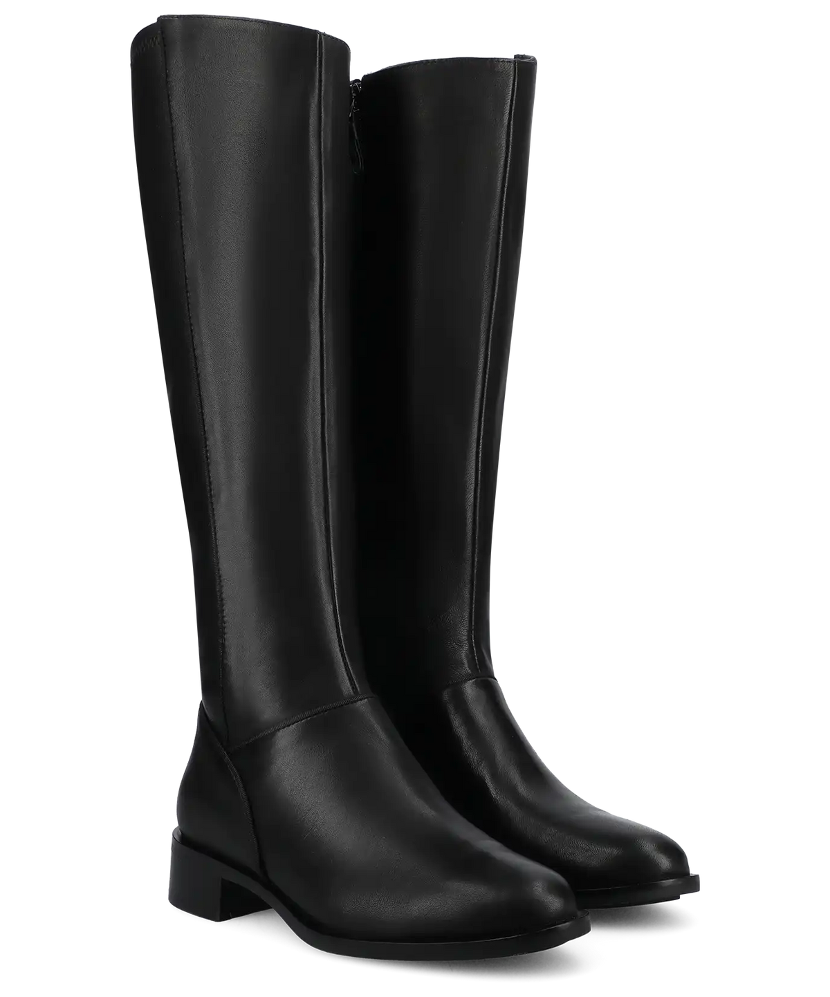 The Starling Tall Boot - Black Leather