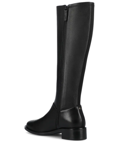 The Starling Tall Boot - Black Leather