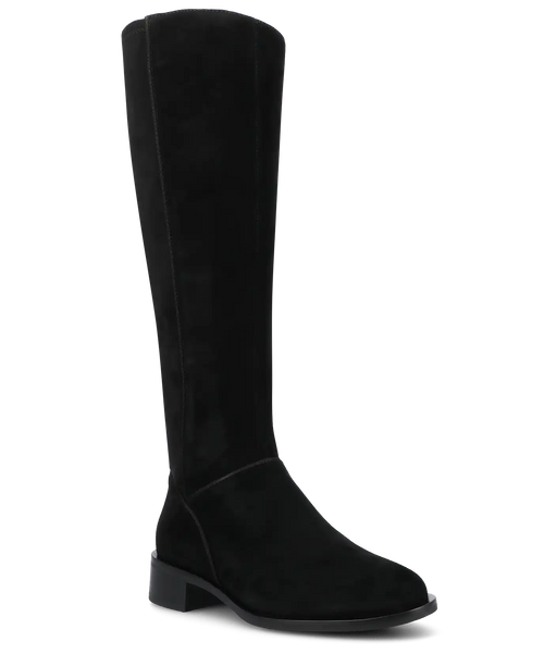 The Starling Tall Boot - Black Suede