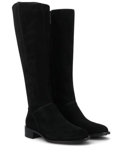 The Starling Tall Boot - Black Suede