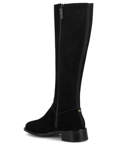 The Starling Tall Boot - Black Suede