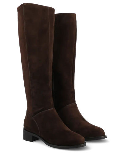 The Starling Tall Boot - Chocolate Suede